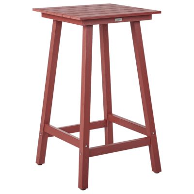 Table de bar de jardin ADIRONDACK 60 cm 59 cm Matière synthétique Rouge