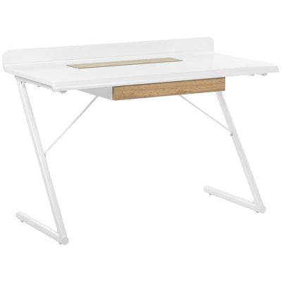 Table de bureau FOCUS 120 cm 60 cm avec tiroirs Blanc