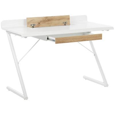 Table de bureau FOCUS 120 cm 60 cm avec tiroirs Blanc