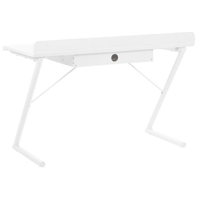 Table de bureau FOCUS 120 cm 60 cm avec tiroirs Blanc