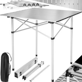 Table de camping Pliable Patins en plastique pour protéger le sol, avec Sac de transport pratique