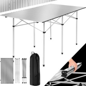 Table de camping pliable Patins en plastique pour protéger le sol, avec Sac de transport pratique
