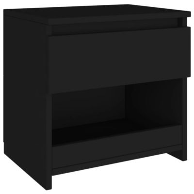 Table de chevet Noir 40x30x39 cm Aggloméré vidaXL