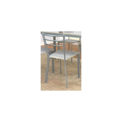 Table de cuisine et salle à manger et 4 chaises ATHENES gris et sonoma.