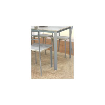 Table de cuisine et salle à manger et 4 chaises ATHENES gris et sonoma.