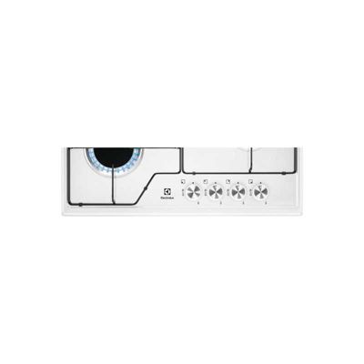 Table de cuisson gaz 60cm 4 feux 7700w noir Electrolux KGS6424W