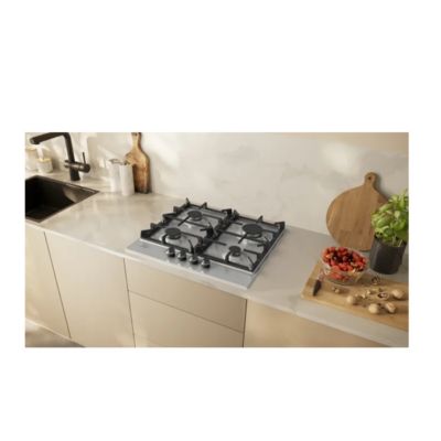 Table de cuisson gaz 60cm 4 feux inox Neff T26CIP8N0 n70