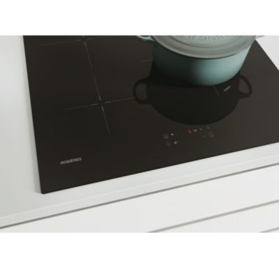 Table de cuisson induction 60cm 3 feux 7200w noir Rosieres RI633C/M1