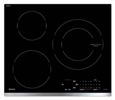 Table de cuisson à induction 60cm 3 feux 7200w noir Sauter SPI4360X