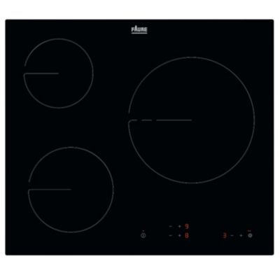 Table de cuisson à induction 60cm 3 feux Faure FHRN639K