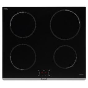 Table de cuisson induction 60cm 4 feux 7200w noir Brandt BPI6464B