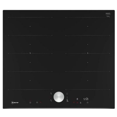 N 70 Table à induction 60 cm Noir, avec cadre T66SHE4L0 - Plaque