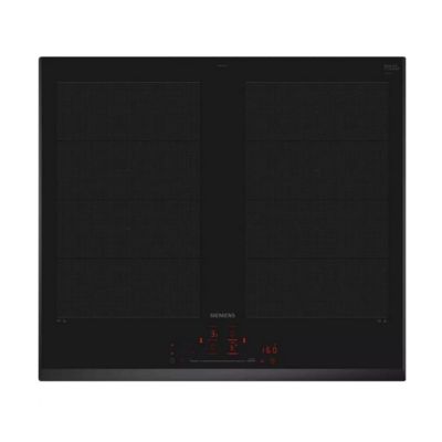 Table de cuisson induction 60cm 4 feux 7400w noir Siemens EX651HXC1E iq700