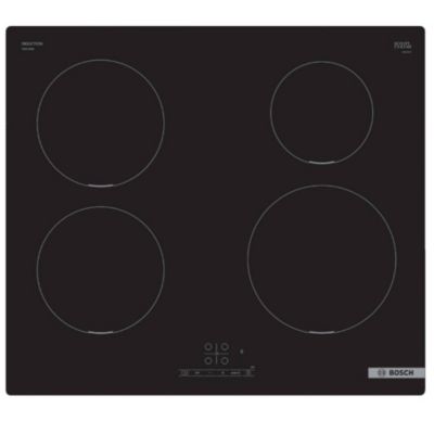 Table de cuisson à induction 60cm 4 feux noir Bosch PUE611BB5E