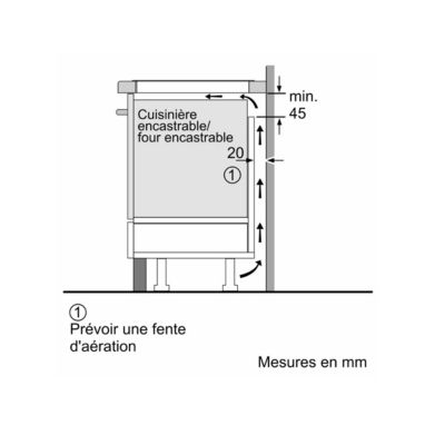 Table de cuisson à induction 71cm 4 feux 7400w noir Siemens ED751HSB1E