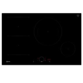 Table de cuisson induction 80cm 4 feux 7400w noir Neff T58FHS1L0