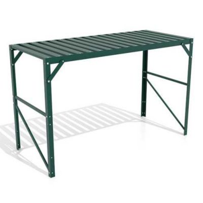 Table de culture en aluminium 1 plateau, Couleur Noir