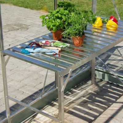 Table de culture en aluminium 1 plateau, Couleur Vert
