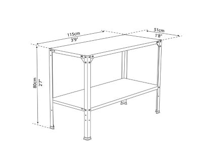 Table de culture Palram en acier 2 étages l.114 x P.50 x H.80 cm