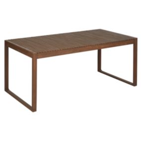 Table de jardin 180 x 90 cm Bois Bois foncé SASSARI