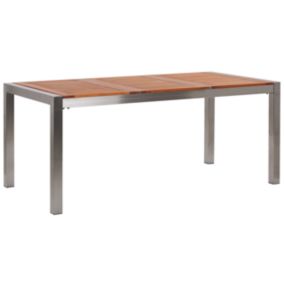 Table de jardin 180 x 90 cm Bois Marron GROSSETO