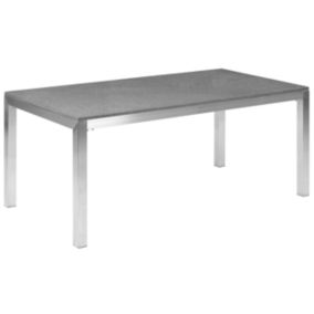 Table de jardin 180 x 90 cm Pierre Gris GROSSETO