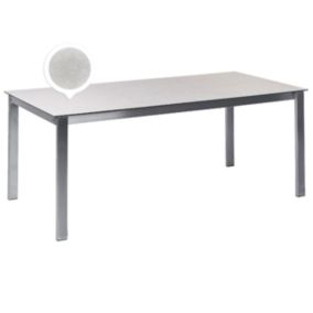 Table de jardin 180 x 90 cm Verre Blanc COSOLETO