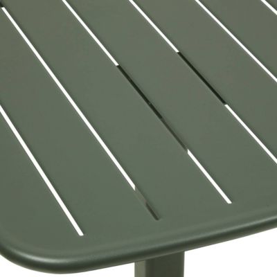 Table de jardin 2 places Alegoria 70x70cm vert laurier - Hespéride