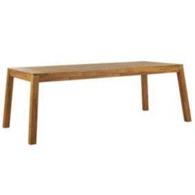 Table de jardin 210 x 90 cm Bois Bois clair LIVORNO