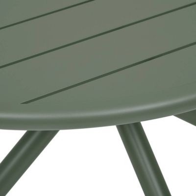 Table de jardin 4 places Nebullia D105cm vert laurier - Hespéride