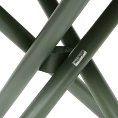 Table de jardin 4 places Nebullia D105cm vert laurier - Hespéride