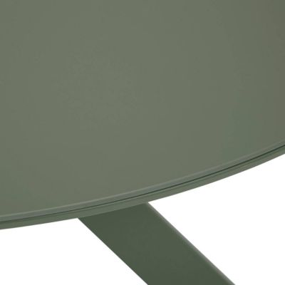 Table de jardin 6 places Oryon D130cm vert laurier - Hespéride