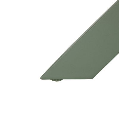 Table de jardin 6 places Oryon D130cm vert laurier - Hespéride