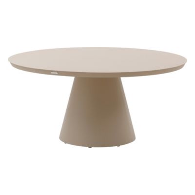 Table de jardin 8 personnes Yconia coloris argile Hespéride ⌀160 x H.75 cm