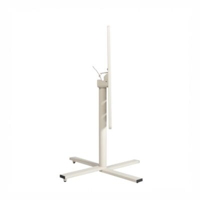 Table de jardin acier Atlas crème Arcane L.70 x l.70 x H.74 cm