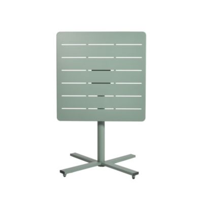 Table de jardin acier Atlas vert Arcane L.70 x l.70 x H.74 cm