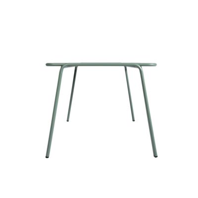Table de jardin acier vert Atlas Arcane L.160 x l.90 x H.75 cm