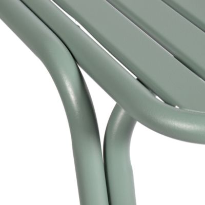 Table de jardin acier vert Atlas Arcane L.160 x l.90 x H.75 cm