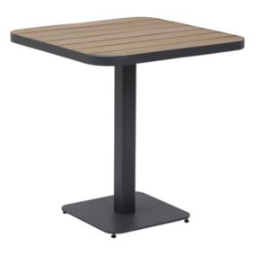 Table de jardin bistro Tyla en acacia - 4 Places