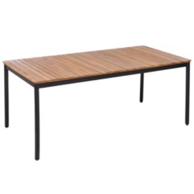 Table de jardin Bois Bois clair VALLESE