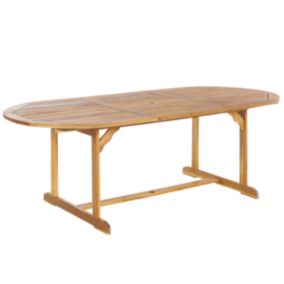 Table de jardin Bois Marron clair MAUI