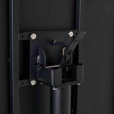 Table de jardin carrée bistrot avec plateau rabattable 70cm anthracite Palavas  Oviala