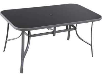 Table de jardin "Cordoba"  6 places  Argenté