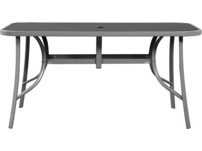 Table de jardin "Cordoba"  6 places  Argenté