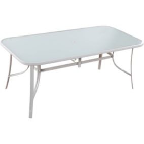 Table de jardin "Cordoba"  Phoenix  8 places  Blanc