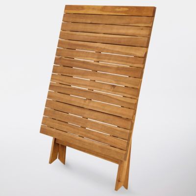 Table de jardin Denia en bois d'acacia L.90 x l.90 x H.75 cm GoodHome