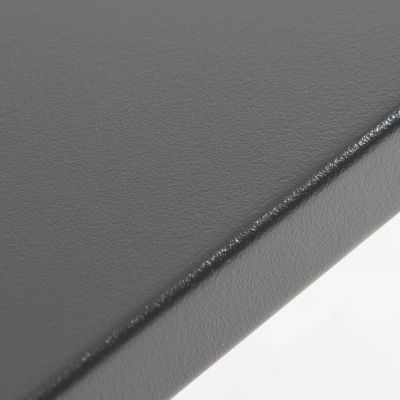 Table de jardin en acier gris Palavas  Oviala