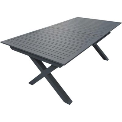 Table de jardin en aluminium avec rallonge automatique Floride