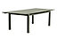 Table de jardin en aluminium kaki extensible 240/300 x 100 cm - Miami DCB GARDEN