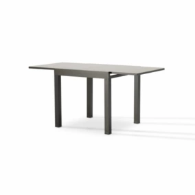 Table de jardin en aluminium marron 160/80x80 cm - Tokyo